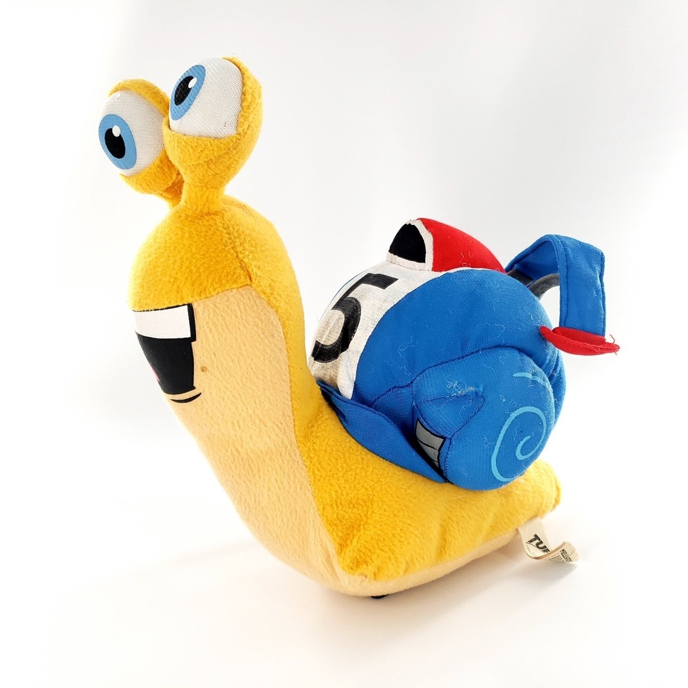 Dreamworks Turbo Racing Team Movie Snail Shell Stuffed Plush 2013 Kellytoy